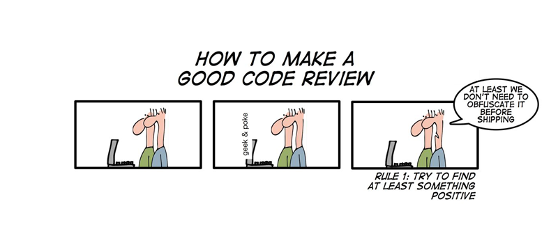 First rule of code reiew